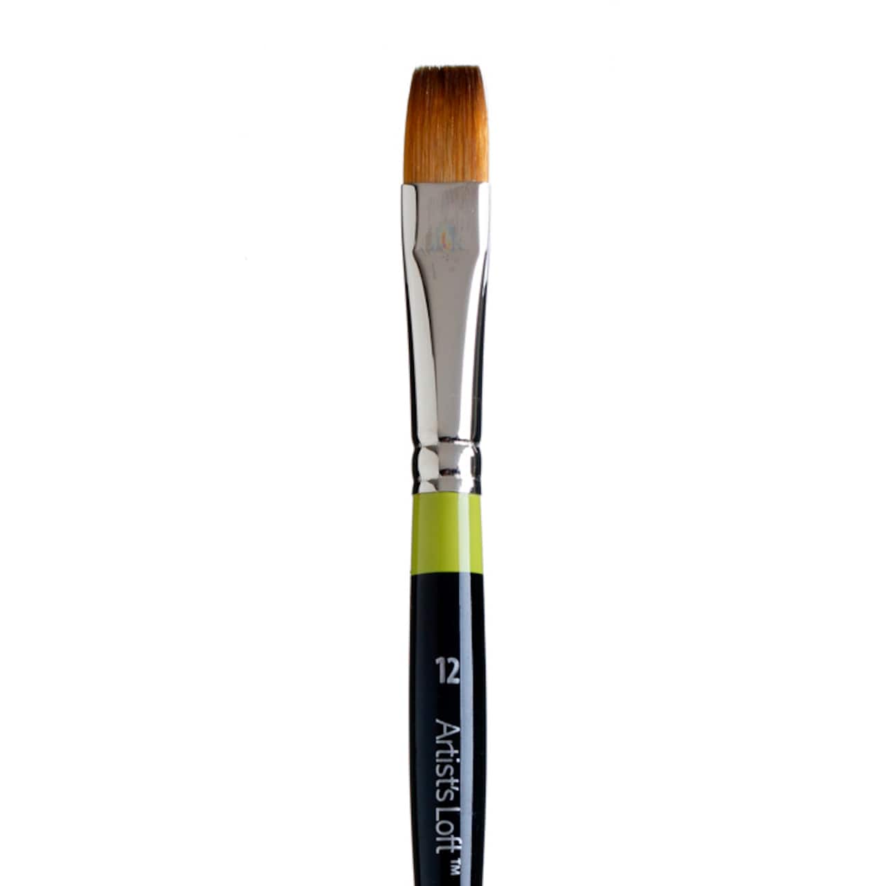 Golden Taklon Short Handle Flat Shader Brush by Artist&#x27;s Loft&#x2122; Vienna